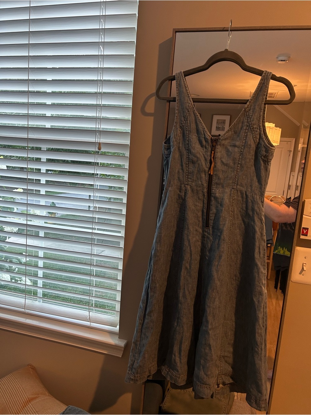 Anthropologie NWOT Holding Horses Atoll light blue denim dress Size S - Picture 8 of 13